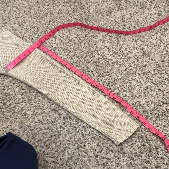 Anthropologie RDI Sweater Size Medium Tan Brown Elbow Patch Pullover - Picture 12 of 13